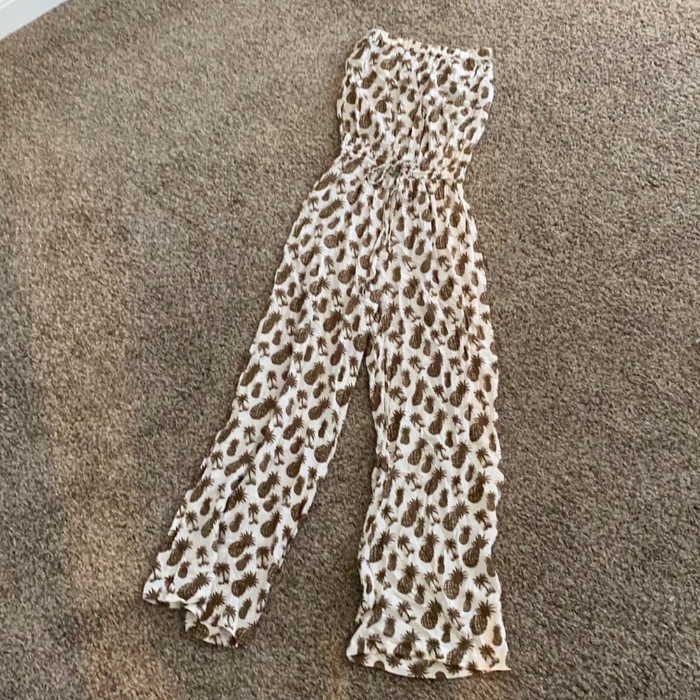 Strapless jumpsuit
